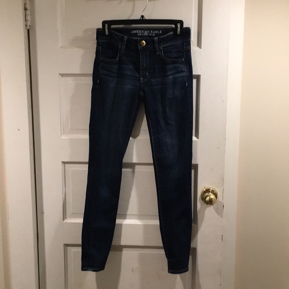american eagle mid rise skinny jeans